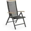 Brafab Andy Stuhl, Teak / Black