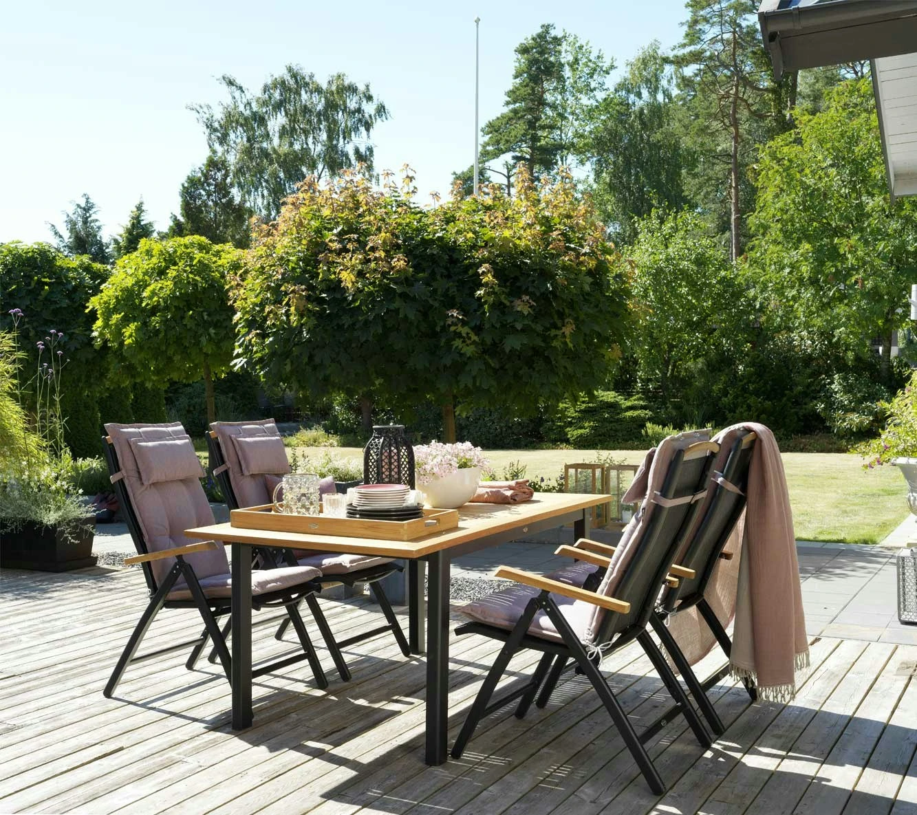 Brafab Andy Stuhl, Teak / Black 2 Brafab Andy Stuhl, Teak / Black – Bild 2