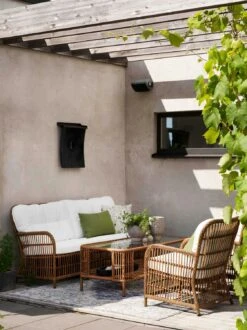 Brafab Anemon Loungesessel, Natur/Weiß -Hay || Brafab || Fatboy Verkäufe brafab anemon lounge armchair with cushion 5