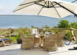 Brafab Circus Esstisch Teakholz, Ø130x73 Cm -Hay || Brafab || Fatboy Verkäufe brafab circus 130 h 73 teak nature 2