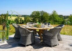 Brafab Circus Esstisch Teakholz, Ø150x73 Cm -Hay || Brafab || Fatboy Verkäufe brafab circus 130 h 73 teak nature 8