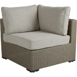 Brafab Funkia Modulsofa Eckstück, Beige/Sand