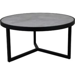 Brafab Itonda Kaffeetisch Schwarz/Sand, Ø100x50 Cm