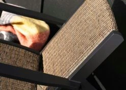 Brafab Kira Loungesessel, Schwarz / Rustikal Künstliches Rattan -Hay || Brafab || Fatboy Verkäufe brafab kira armchair black rustic 3