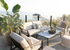 Brafab Lyra Kaffeetisch 70x148x40 Cm, Schwarz/Grau -Hay || Brafab || Fatboy Verkäufe brafab lyra 140x75 h40 with glass 4