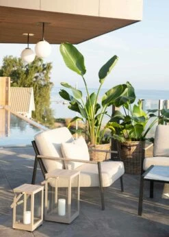 Brafab Lyra Sessel, Schwarz/Sand -Hay || Brafab || Fatboy Verkäufe brafab lyra armchair black with cushion 10