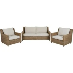 Brafab Sandkorn-Sofa 2.5- Sitz, Natürlich -Hay || Brafab || Fatboy Verkäufe brafab sandkorn sofa 25 sitz naturlich 3