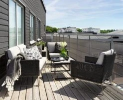 Brafab Talance Coffee Table 74x60cm H40, Black / Dark Grey -Hay || Brafab || Fatboy Verkäufe brafab talance coffee table 74x60cm h40 dark grey 3