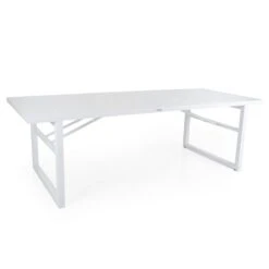 Brafab Vevi Esstisch, 230x95/ Weißes Aluminium