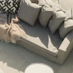 Le Grand Air 3-Sitzer-Sofa Im Freien Nutzbar Sunbrella, Taupe -Hay || Brafab || Fatboy Verkäufe decotique le grand air outdoor 3 seater sunbrella 10