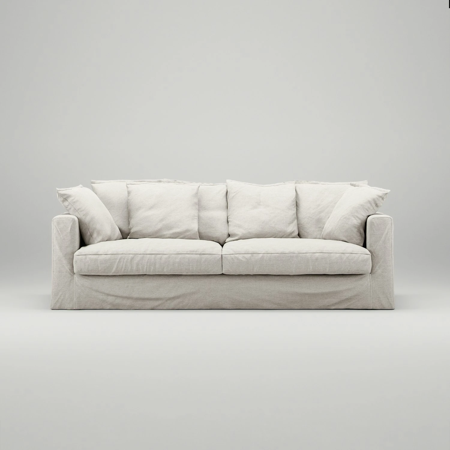 Le Grand Air 3-Sitzer-Sofa Im Freien Nutzbar Sunbrella, Silver Grey 5 Le Grand Air 3-Sitzer-Sofa Im Freien Nutzbar Sunbrella, Silver Grey – Bild 5