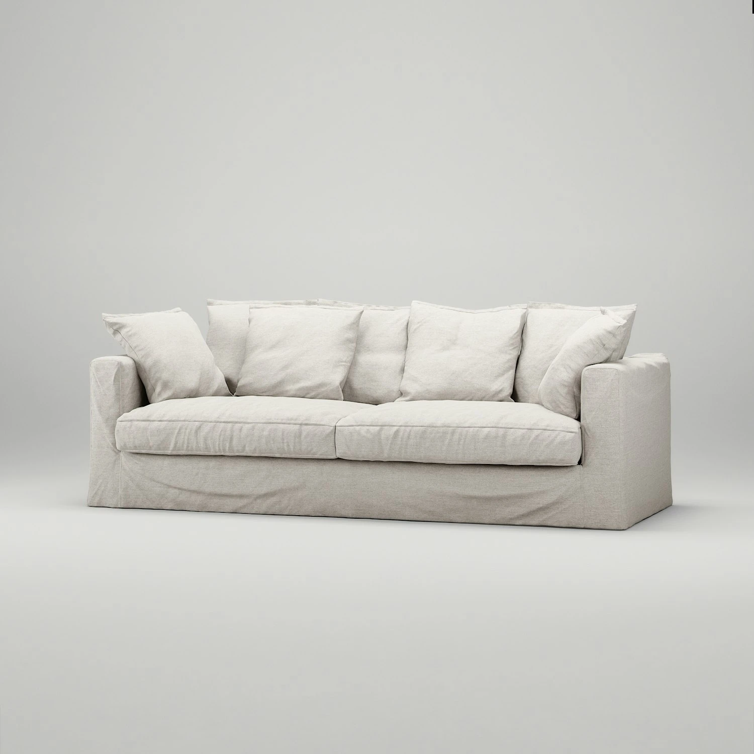 Le Grand Air 3-Sitzer-Sofa Im Freien Nutzbar Sunbrella, Silver Grey 6 Le Grand Air 3-Sitzer-Sofa Im Freien Nutzbar Sunbrella, Silver Grey – Bild 6