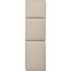 Narrow Stripe Sonnenbankkissen 50x186 Cm, Beige