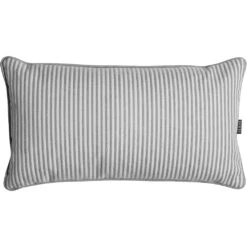 Narrow Stripe Kissen 25x45 Cm, Grau