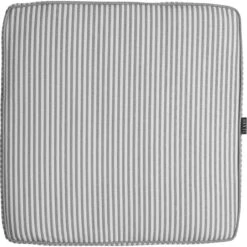 Narrow Stripe Kissen 45x45 Cm, Grau