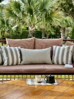 Narrow Stripe Kissen 40x65 Cm, Grau -Hay || Brafab || Fatboy Verkäufe diyti narrow stripe cushion 40x65 cm 1