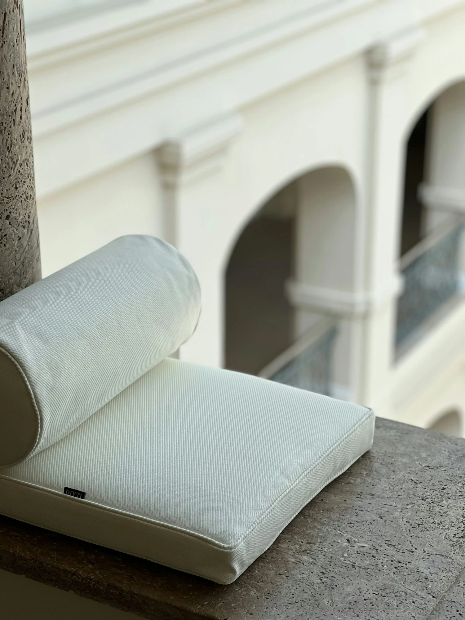 Plain Kissen 17x45 Cm, Weiß 3 Plain Kissen 17x45 Cm, Weiß – Bild 3