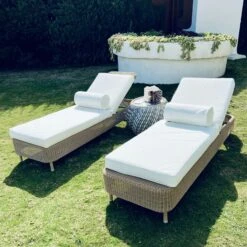 Plain Sonnenbankkissen 60x186 Cm, Weiß -Hay || Brafab || Fatboy Verkäufe diyti plain sunbed cushion 60x186 cm 7