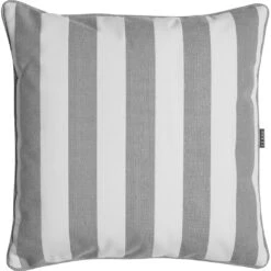 Wide Stripe Kissen 45x45 Cm, Grau