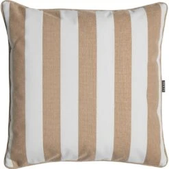 Wide Stripe Kissen 45x45 Cm, Beige