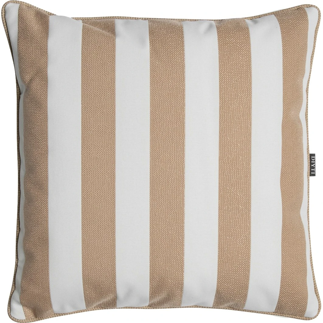 Wide Stripe Kissen 45x45 Cm, Beige 1 Wide Stripe Kissen 45x45 Cm, Beige