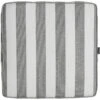 Wide Stripe Kissen 45x45 Cm, Grau