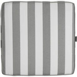 Wide Stripe Kissen 45x45 Cm, Grau