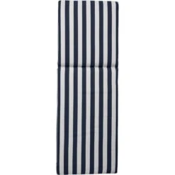 Wide Stripe Sonnenbankkissen 60x186 Cm, Marineblau