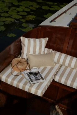 Wide Stripe Kissen 45x45 Cm, Beige 6 Wide Stripe Kissen 45x45 Cm, Beige -Hay || Brafab || Fatboy Verkäufe diyti wide stripe cushion 45x45 cm 10