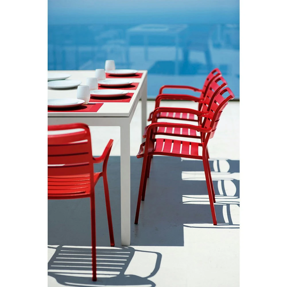 Flat Esstisch Ausziehbar 160-250x100 Cm, Warm White 3 Flat Esstisch Ausziehbar 160-250x100 Cm, Warm White – Bild 3