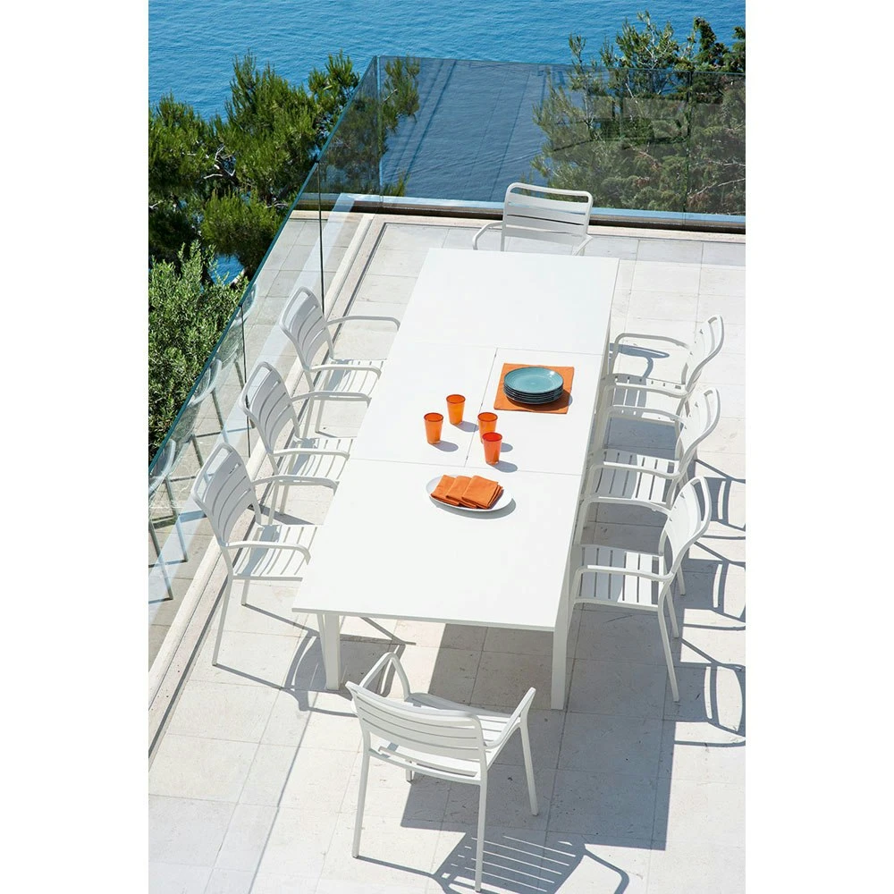 Flat XL Esstisch Ausziehbar 240-360x100 Cm, Warm Grey 2 Flat XL Esstisch Ausziehbar 240-360x100 Cm, Warm Grey – Bild 2