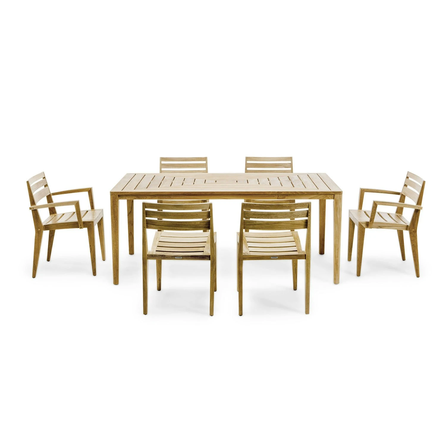 Friends Esstisch Rechteckig 180x90 Cm, Teak 2 Friends Esstisch Rechteckig 180x90 Cm, Teak – Bild 2