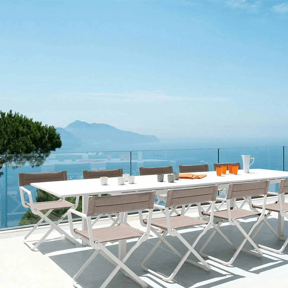 Studio Director's Chair Klappsitz, Warm White / Nature Grey 2 Studio Director's Chair Klappsitz, Warm White / Nature Grey – Bild 2