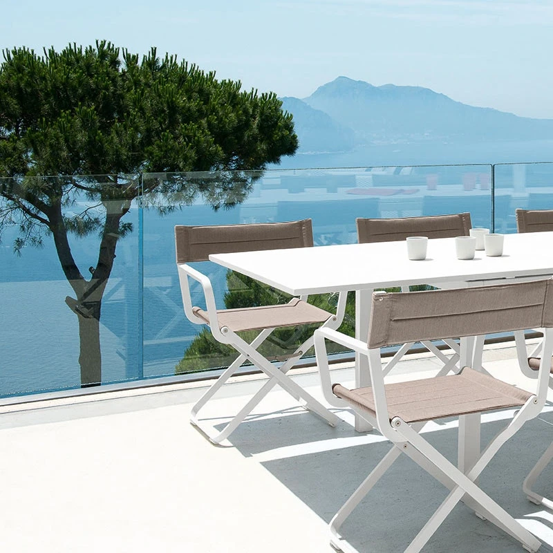 Studio Director's Chair Klappsitz, Warm White / Nature Grey 1 Studio Director's Chair Klappsitz, Warm White / Nature Grey