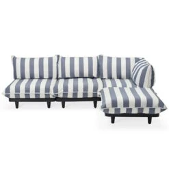 Fatboy Paletti Modulsofa 3-Sitzer Mit Rechts Sonnenliege, Ocean Blue