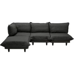 Fatboy Paletti Modulsofa 3-Sitzer Mit Sonnenliege, Thunder Grey