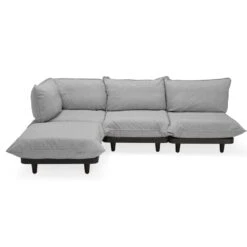 Fatboy Paletti Modulsofa 3-Sitzer Mit Sonnenliege, Rock Grey