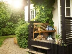 M12 Sammen Bank Mit Rückenlehne Im Freien Nutzbar 2-Sitzer, Teakholz -Hay || Brafab || Fatboy Verkäufe fdb mbler bank mit ruckenlehne im freien nutzbar 3