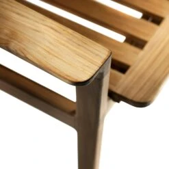 M12 Sammen Bank Mit Rückenlehne Im Freien Nutzbar 2-Sitzer, Teakholz -Hay || Brafab || Fatboy Verkäufe fdb mbler m12 together garden bench with backrest 3