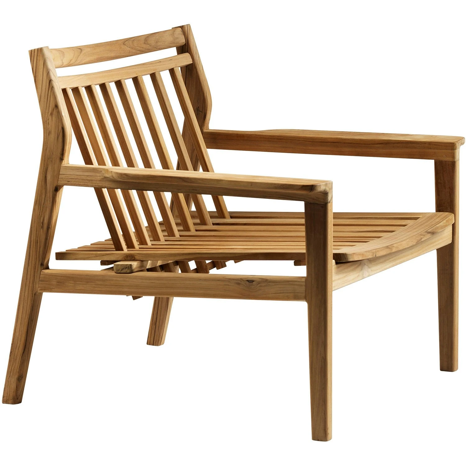 M6 Lounge Stuhl Im Freien Nutzbar, Teakholz 2 M6 Lounge Stuhl Im Freien Nutzbar, Teakholz – Bild 2