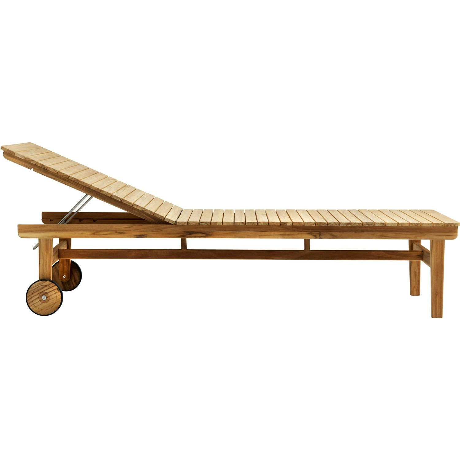 M8 Sonnenliege Im Freien Nutzbar, Teakholz 2 M8 Sonnenliege Im Freien Nutzbar, Teakholz – Bild 2