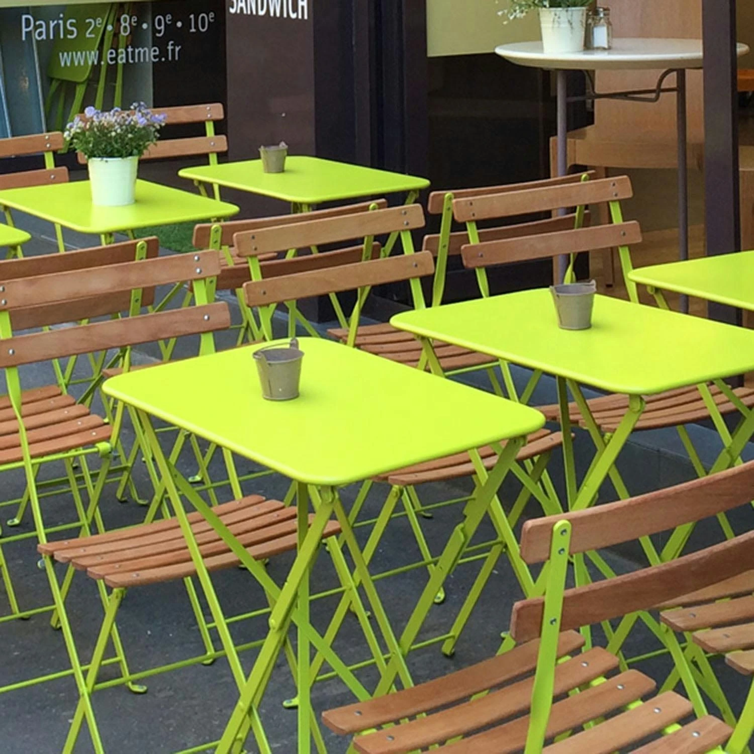 Bistro Tisch, 37x57 Cm/ Cedar Green 2 Bistro Tisch, 37x57 Cm/ Cedar Green – Bild 2