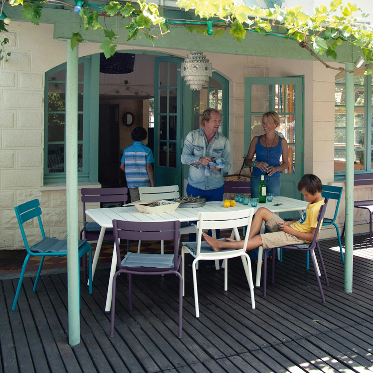 Luxembourg Sitzkissen, 40x45cm/ Dusky Gray 2 Luxembourg Sitzkissen, 40x45cm/ Dusky Gray – Bild 2