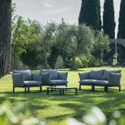FIAM Domino Sofa 2-Seater, Anthracite