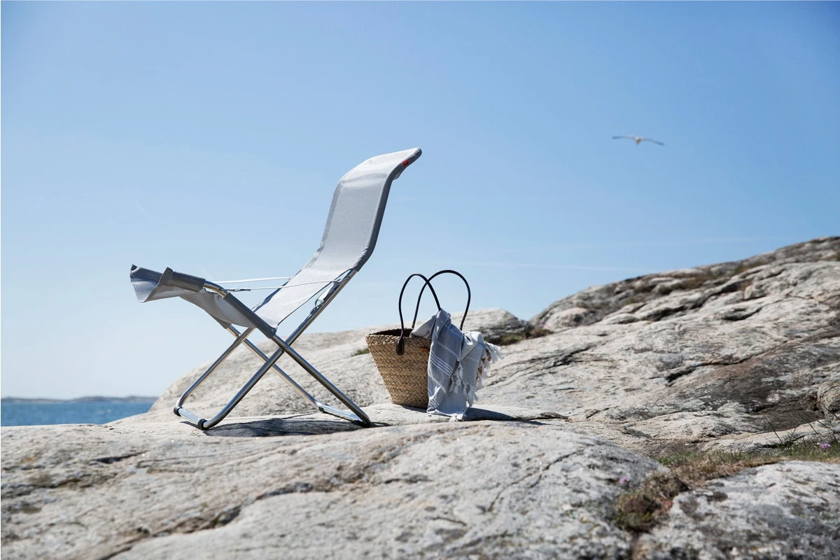 FIAM Fiesta Liegestuhl, Grau 3 FIAM Fiesta Liegestuhl, Grau – Bild 3