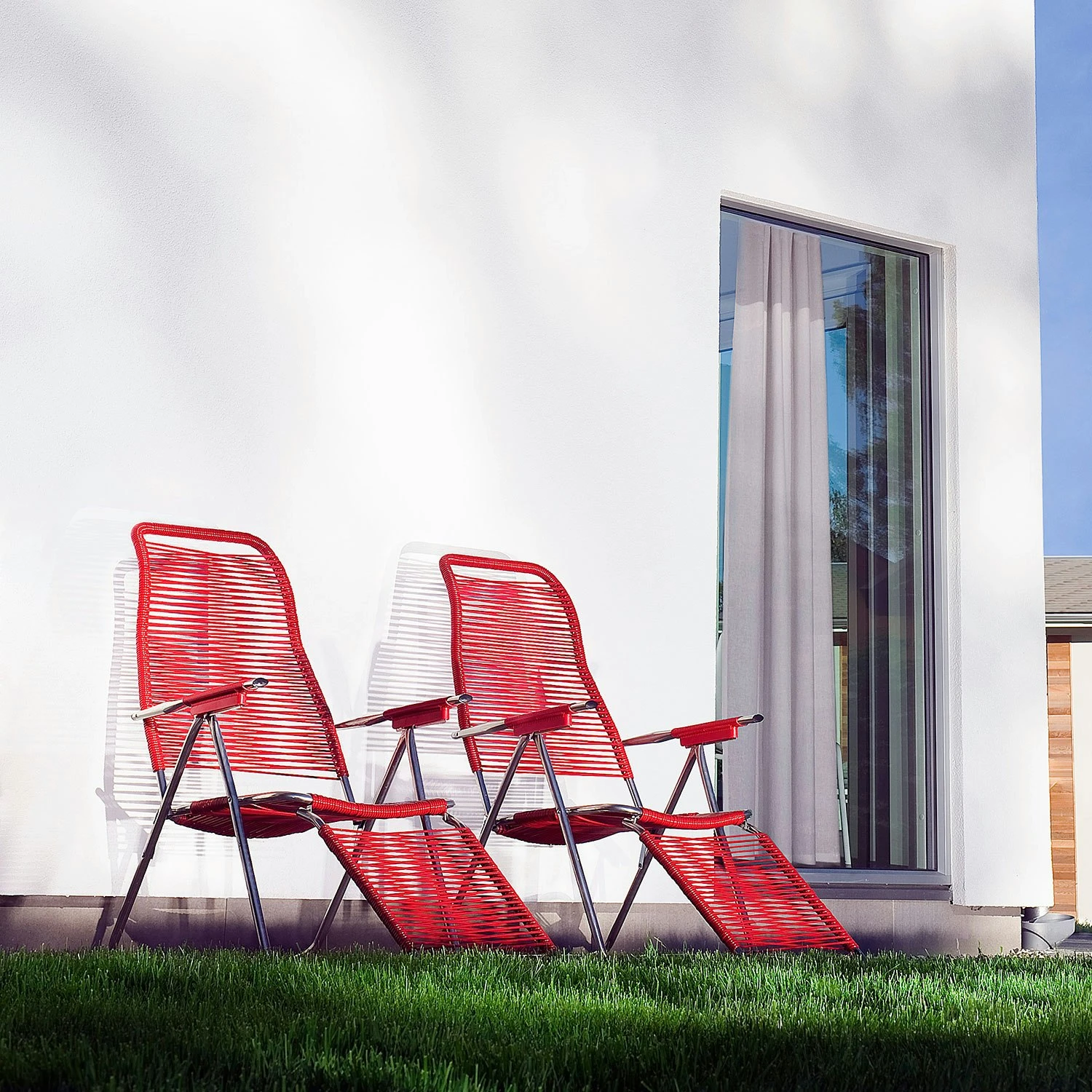 FIAM Spaghetti Sonnenliege, Rot 2 FIAM Spaghetti Sonnenliege, Rot – Bild 2