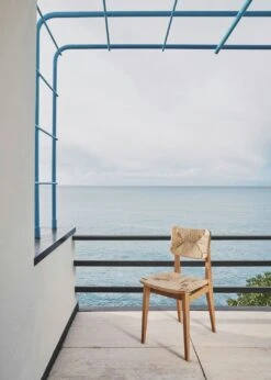 Gubi C-Chair Outdoor Esszimmerstuhl Teakholz -Hay || Brafab || Fatboy Verkäufe gubi c chair outdoor dining chair 4