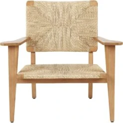 Gubi F-Chair Outdoor Lounge Stuhl Teakholz