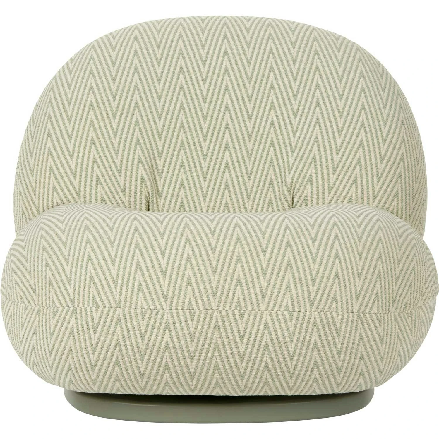 Gubi Pacha Outdoor Loungesessel, Dedar Chevron Outdoor Fr 008, Moosgrüner Fuß 1 Gubi Pacha Outdoor Loungesessel, Dedar Chevron Outdoor Fr 008, Moosgrüner Fuß