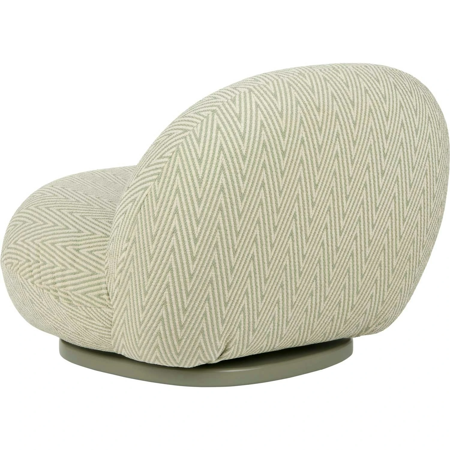 Gubi Pacha Outdoor Loungesessel, Dedar Chevron Outdoor Fr 008, Moosgrüner Fuß 3 Gubi Pacha Outdoor Loungesessel, Dedar Chevron Outdoor Fr 008, Moosgrüner Fuß – Bild 3